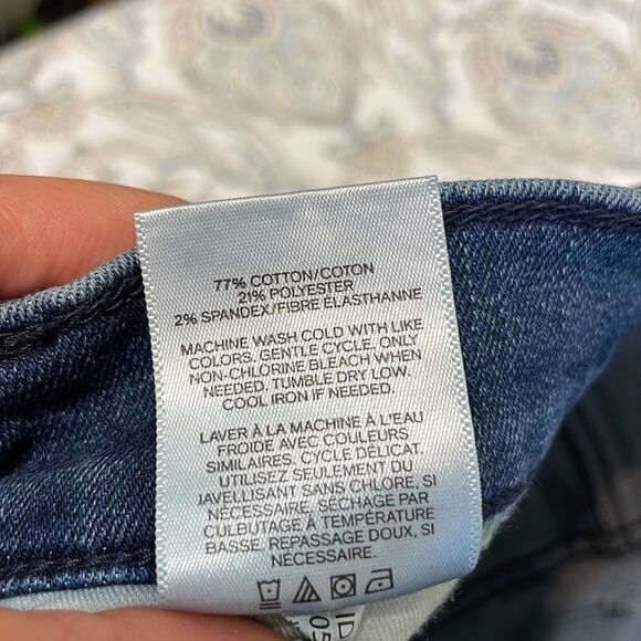 Excellent Express Jeans fringe and distressed cute high rise ankle petite 2 - Picture 9 of 9